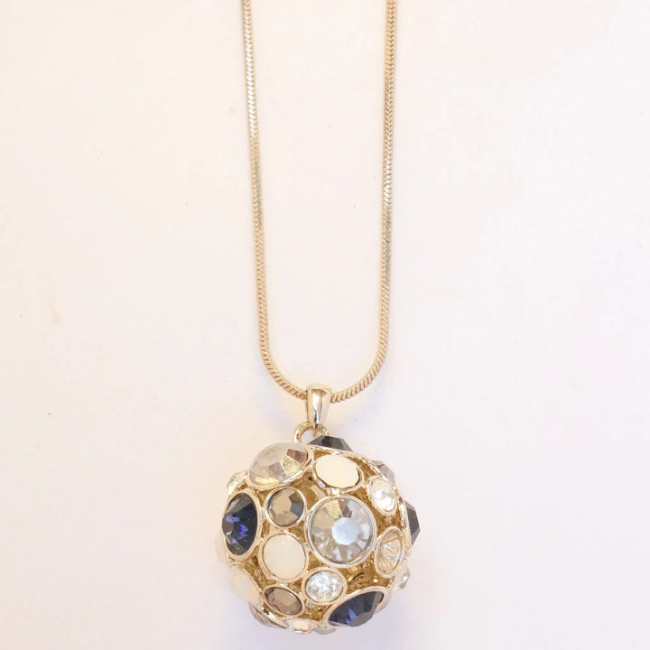 The Disco Ball Necklace - Gold - Salty Accessories