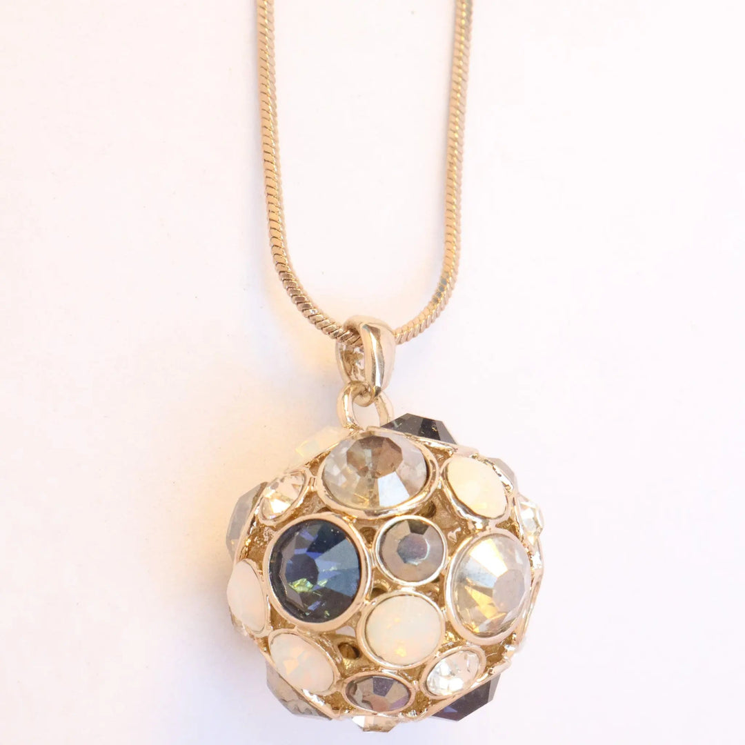 The Disco Ball Necklace - Gold - Salty Accessories