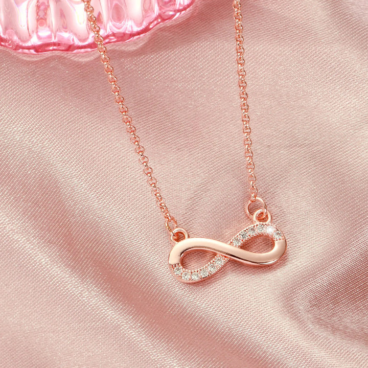 Eternal Connection Symbol White Necklace - Salty Accessories