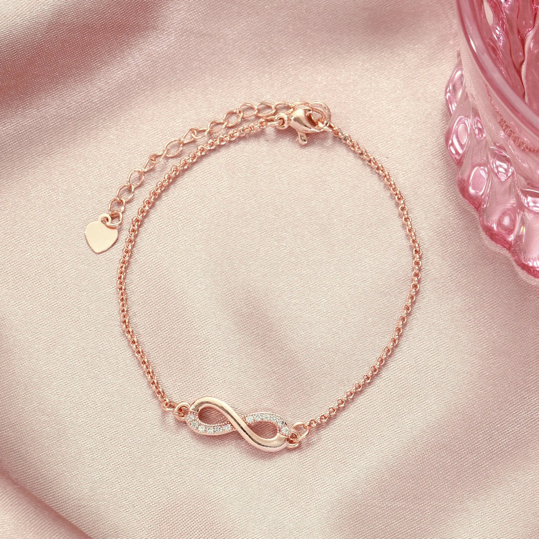 Forever Linked Infinity White Bracelet - Salty Accessories