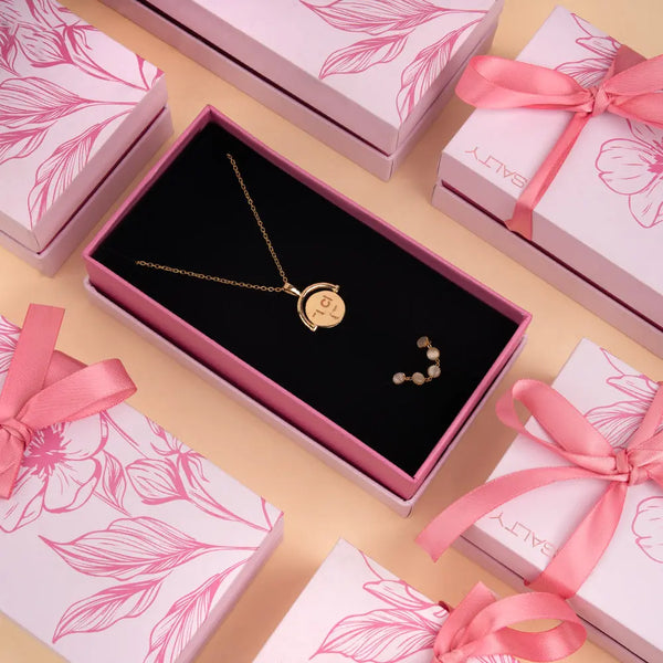 The Secret Love Neckalace and Bracelet Combo