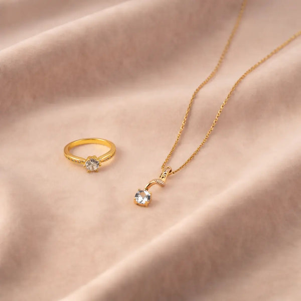 The Solitaire Duo Jewellery Set