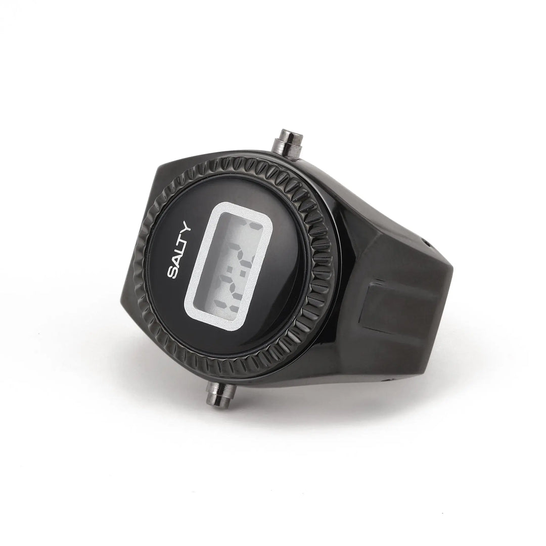TimeLoop Watch Ring - Black | Salty