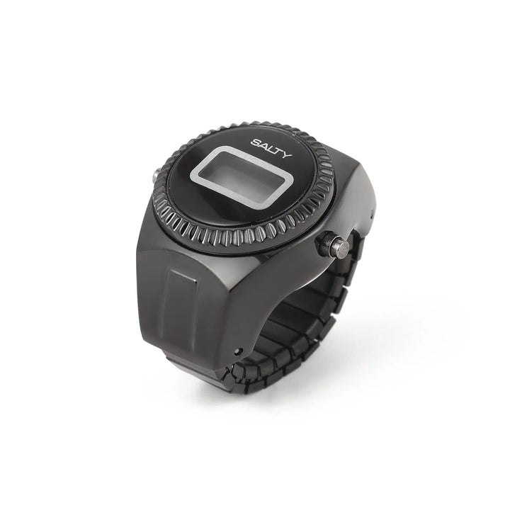 TimeLoop Watch Ring - Black | Salty