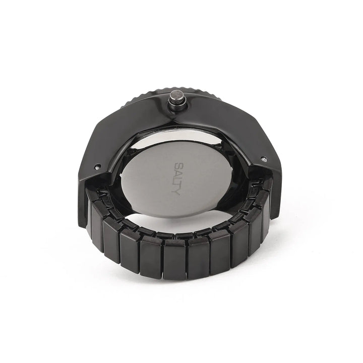 TimeLoop Watch Ring - Black | Salty