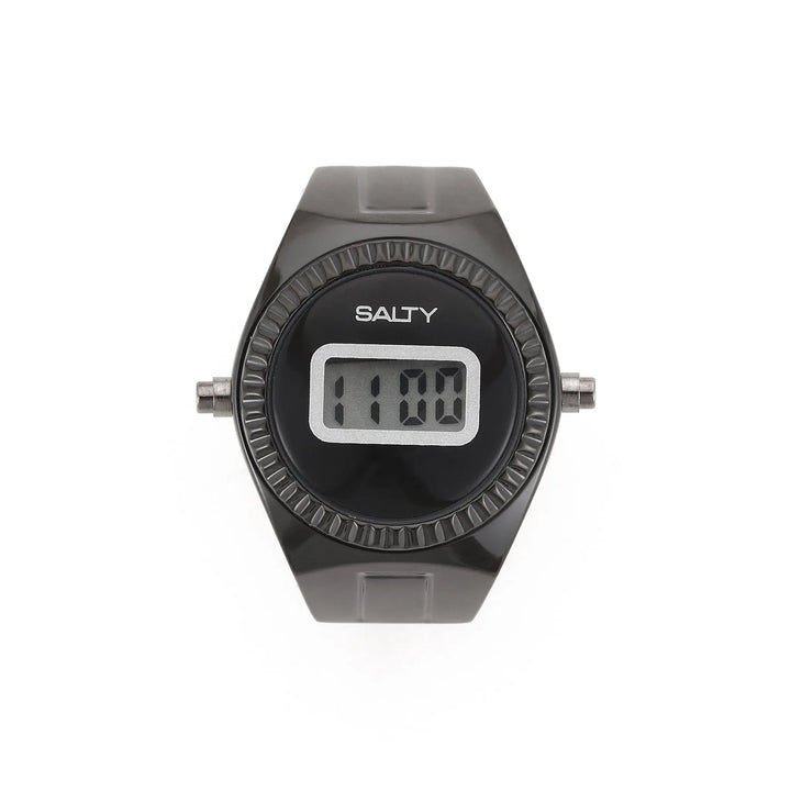 TimeLoop Watch Ring - Black | Salty