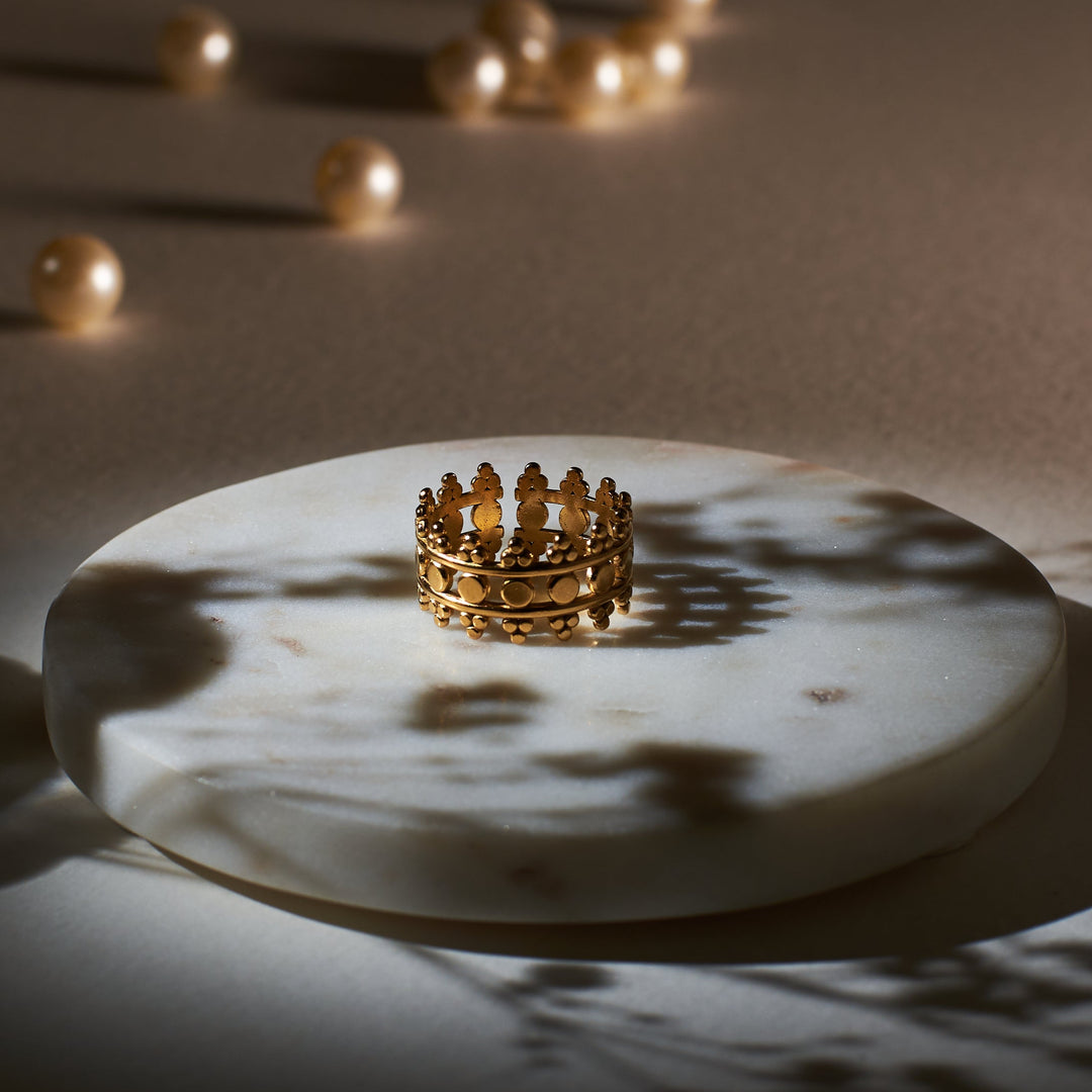 Timeless Love Golden Ring - Salty Accessories