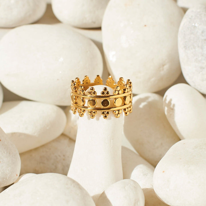 Timeless Love Golden Ring - Salty Accessories