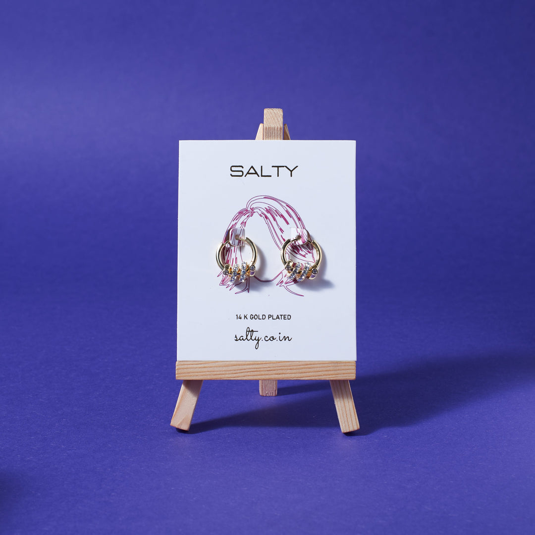 Timeless Trellis Earrings - Salty Accessories
