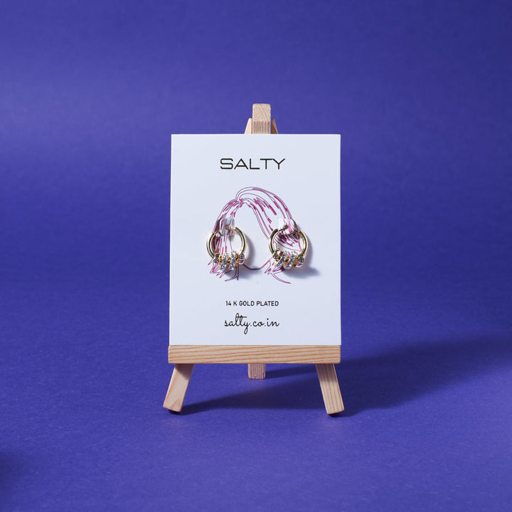 Timeless Trellis Earrings - Salty Accessories