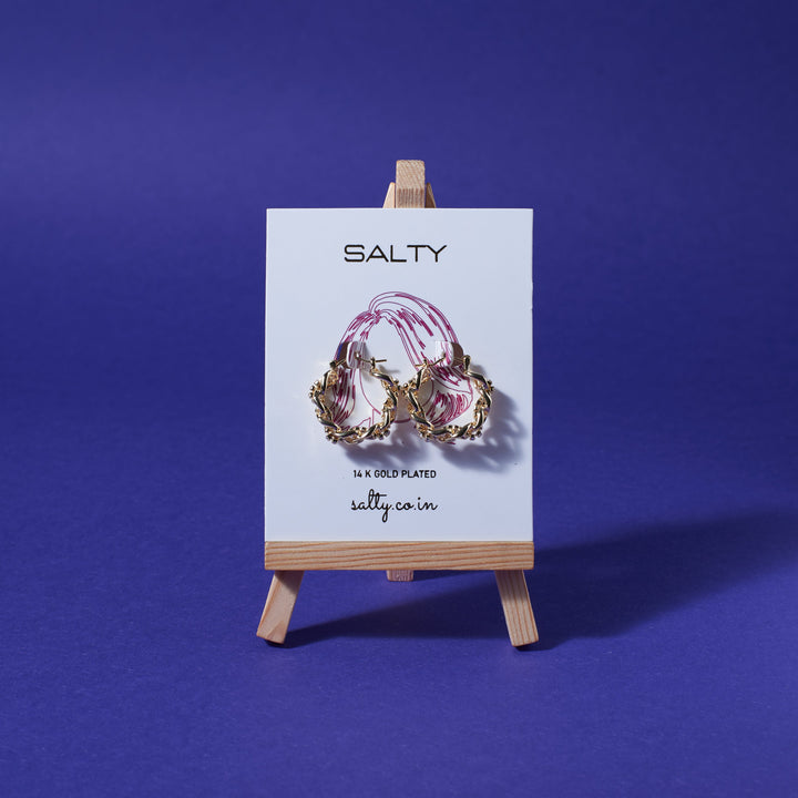 Timeless Twirl Hoops - Salty Accessories