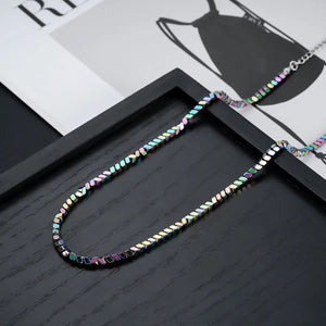 Titan Edge Bead Necklace - Multicolor | Salty