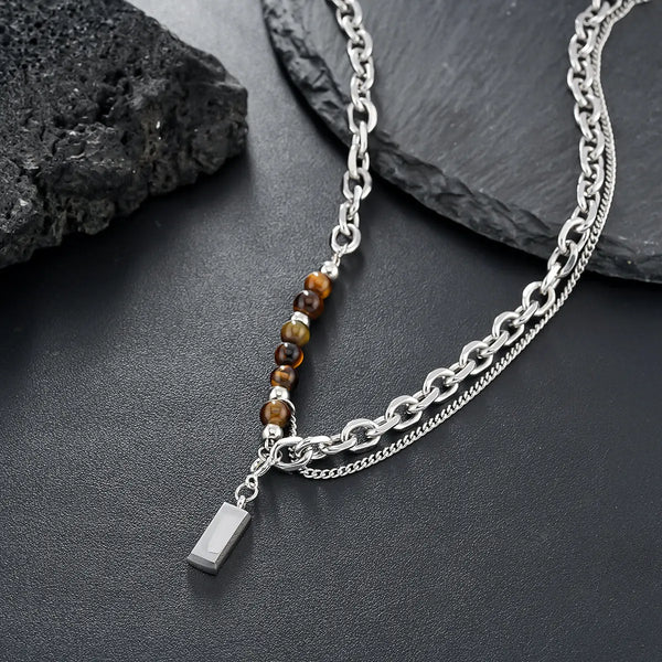 Titan Ember Dual Chain Necklace