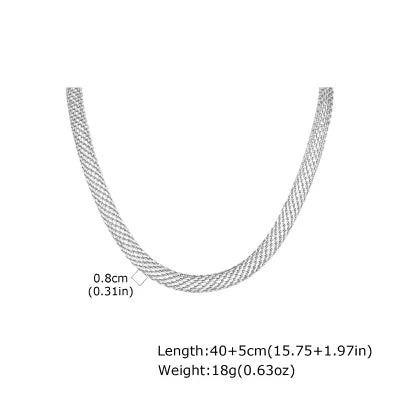 Titan Mesh Necklace | Salty