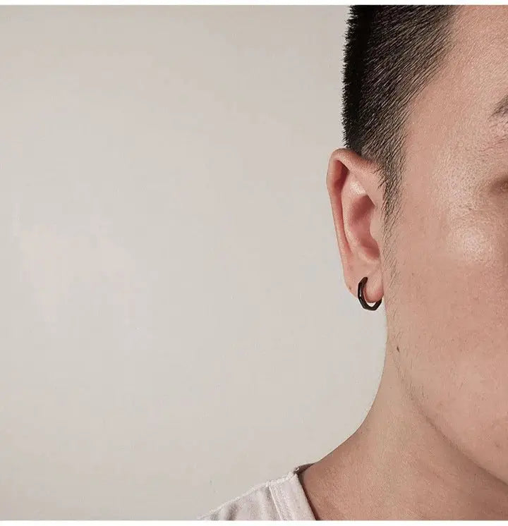 Titan Twists Black Earrings - Salty Accessories