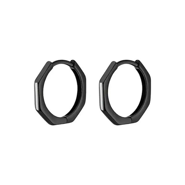 Titan Twists Black Earrings - Salty Accessories