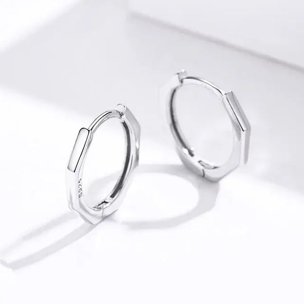 Titan Twists Silver Earrings