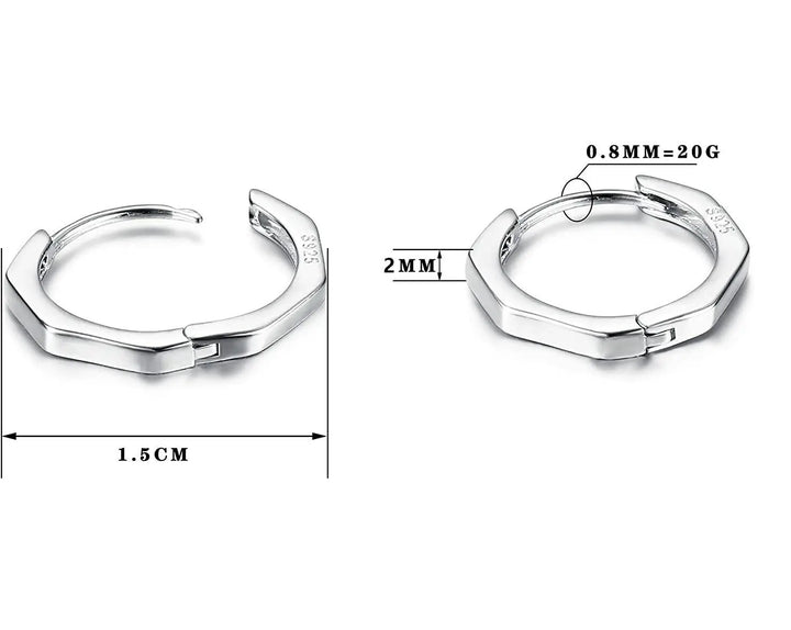 Titan Twists Silver Earrings - Salty Accessories