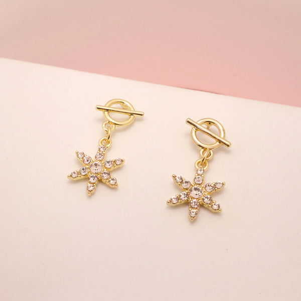 Toggle Star Earrings