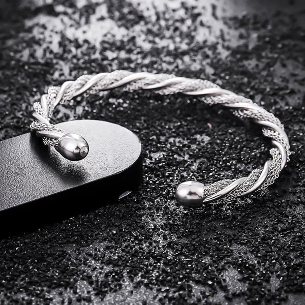 Torsion Rope Cuff Bracelet