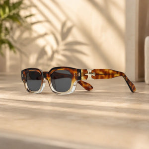 Torto Twist Sunglasses - (Demi-Black) | Salty