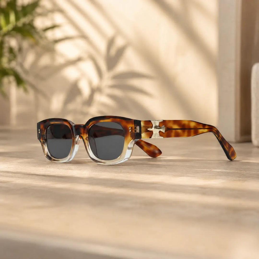 Torto Twist Sunglasses - (Demi-Black) | Salty