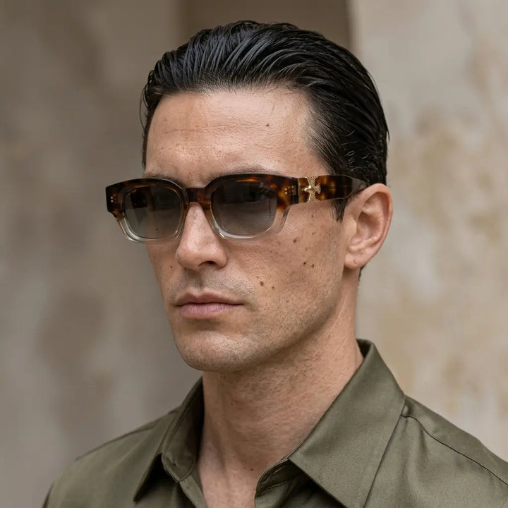 Torto Twist Sunglasses - (Demi-Black) | Salty
