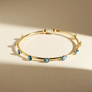 Traditional Evil Eye Bangle - Salty Accessories