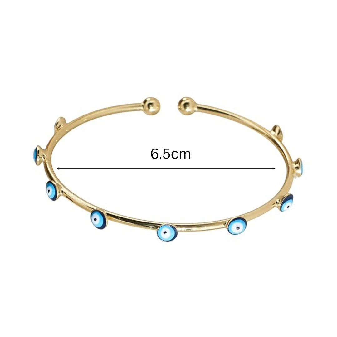 Traditional Evil Eye Bangle - Salty Accessories