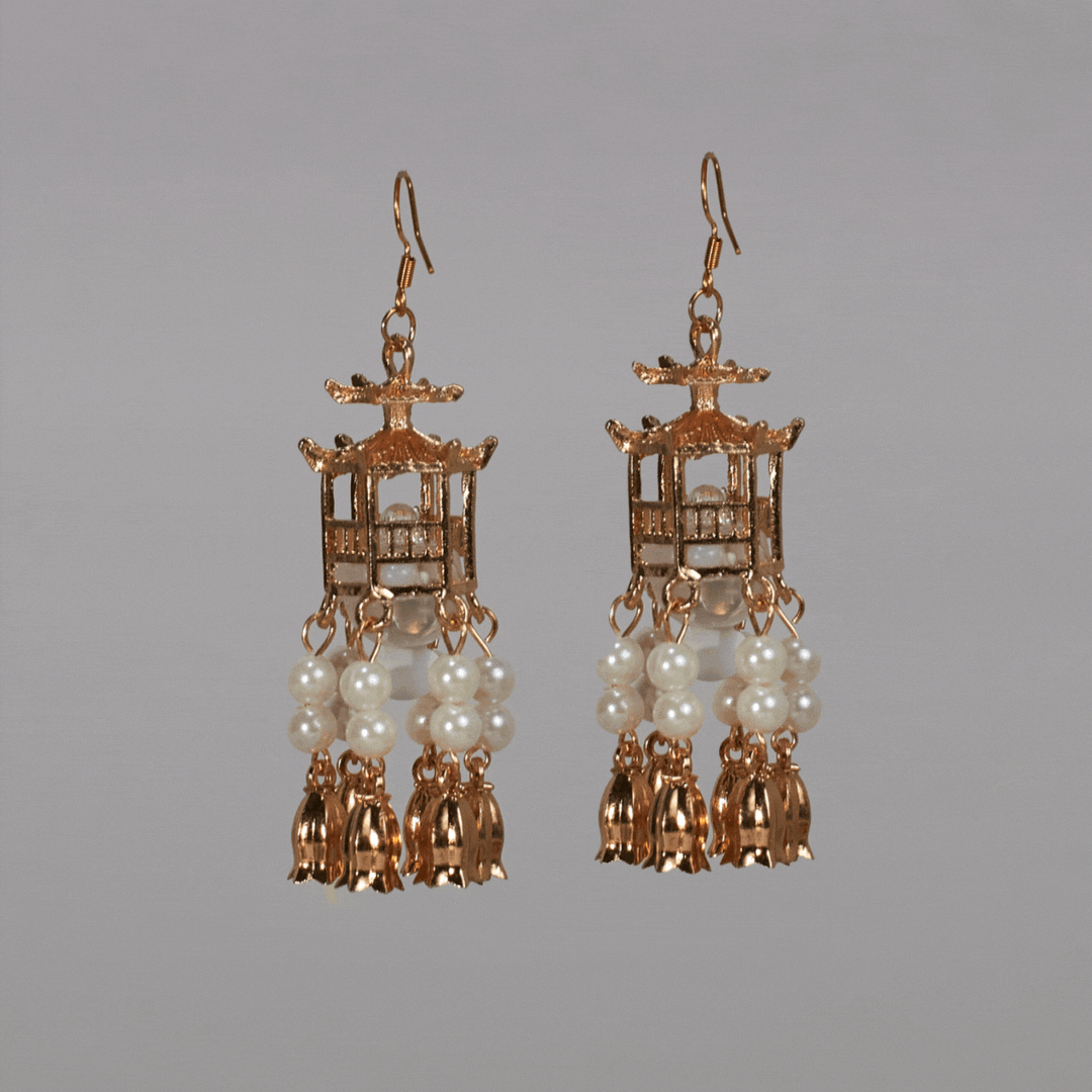 Traditional Lantern LED Earrings | Salty
