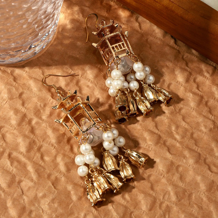 Traditional Lantern LED Earrings | Salty