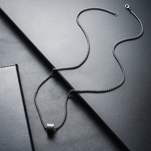 Traveler Black Chain Necklace | Salty