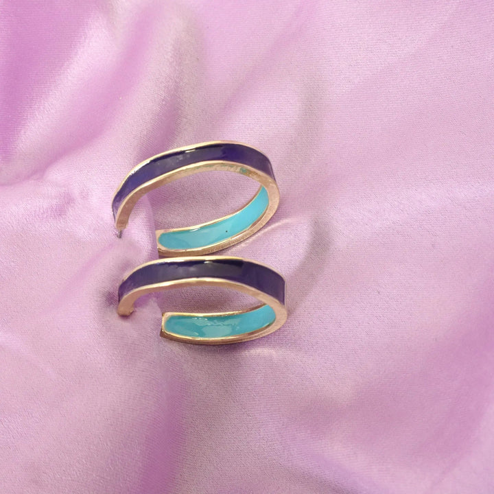 Trendy Indigo Hoops - Salty Accessories