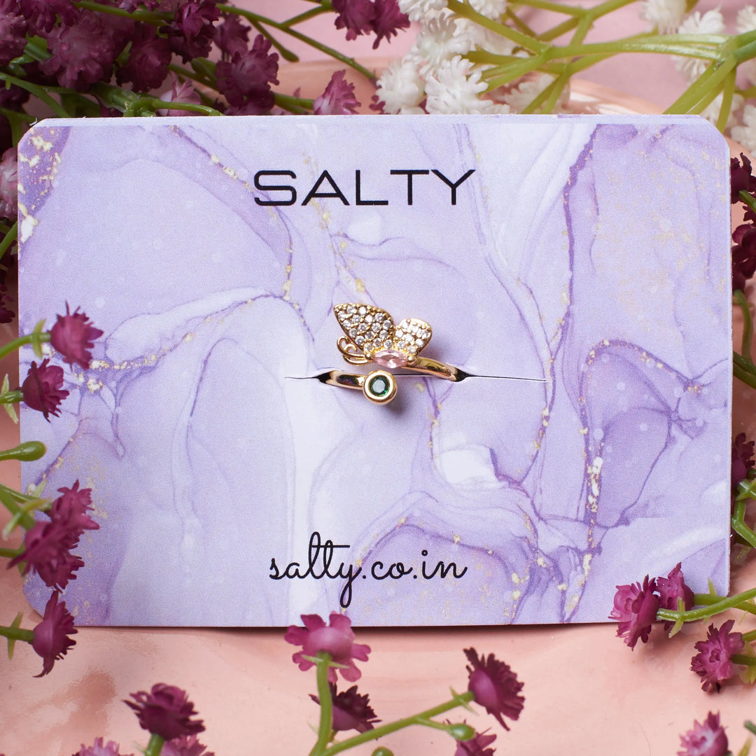 Trendy Little Butterfly Ring | Salty