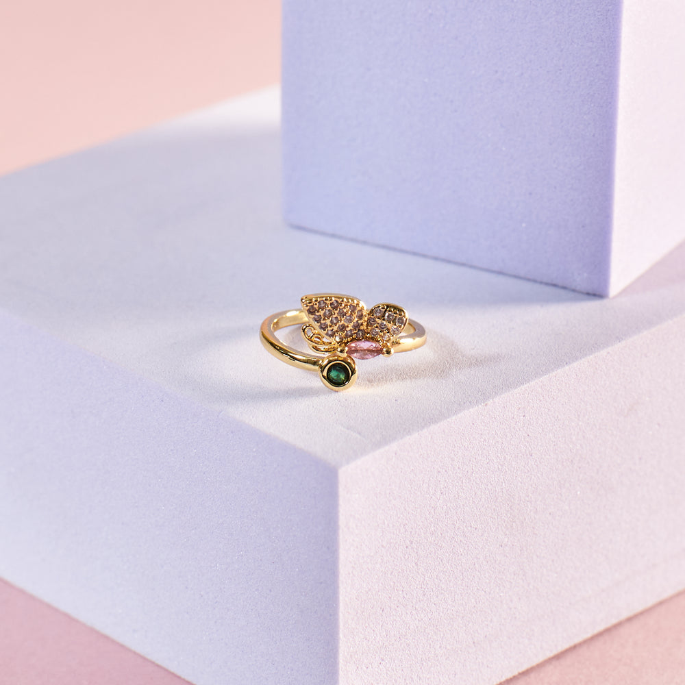 Trendy Little Butterfly Ring Salty