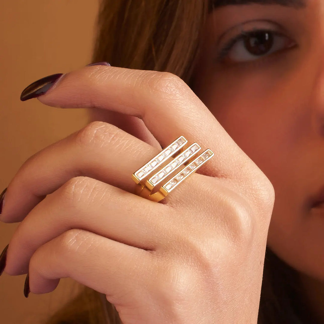 Trilogy Diamond Ring - Salty Accessories