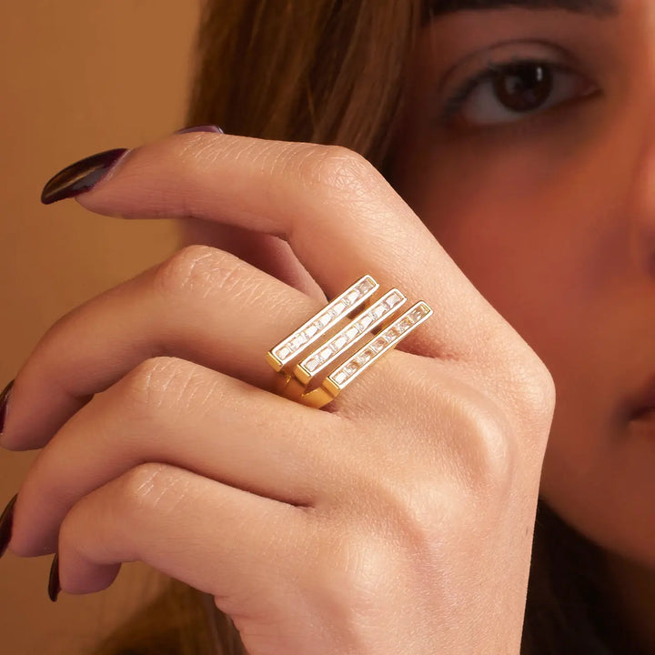 Trilogy Diamond Ring - Salty Accessories