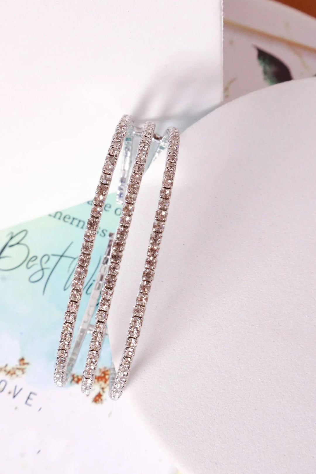 Triple Crystal Cuff - Salty Accessories