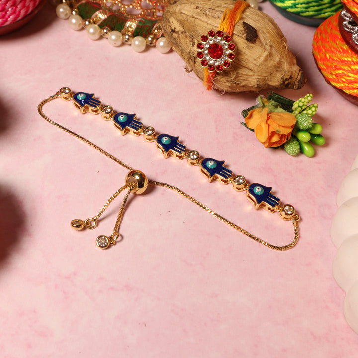 Turkish Evil Eye Rakhi for Sister