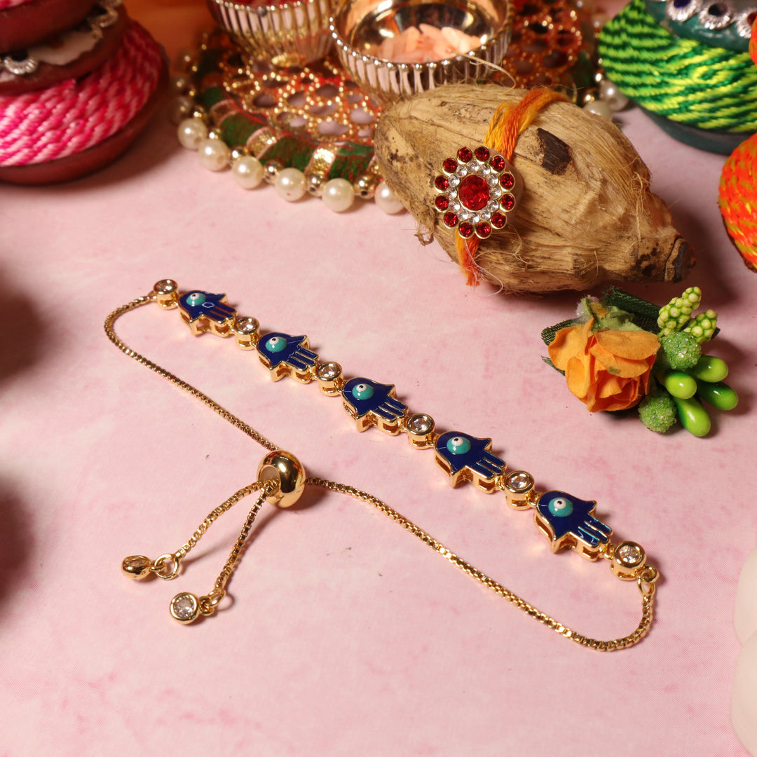 Turkish Evil Eye Rakhi for Sister