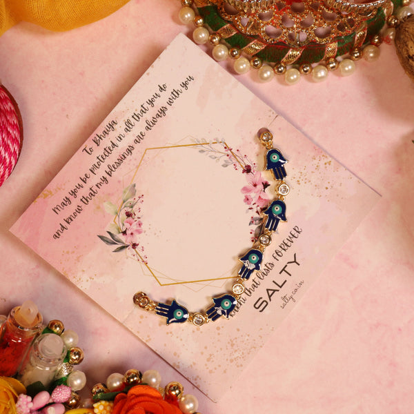 Turkish Evil Eye Rakhi for Sister