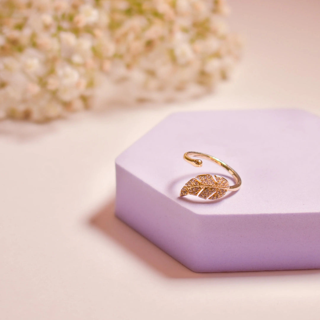 Twilight Leaf Ring | Salty