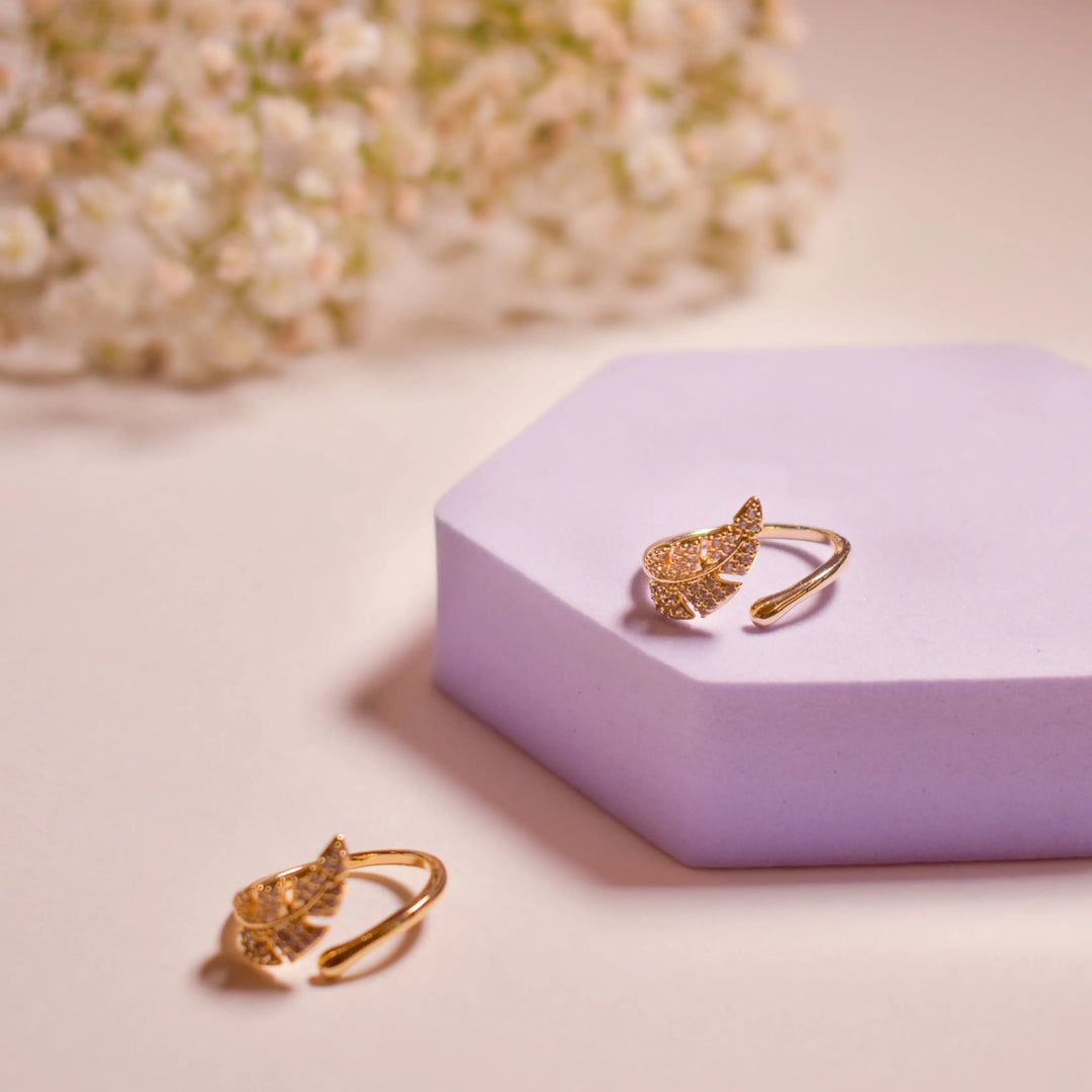 Twilight Leaf Ring | Salty