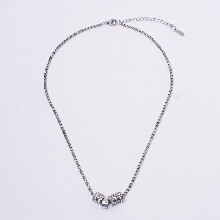 Twinkling Rings Silver Chain - Salty Accessories