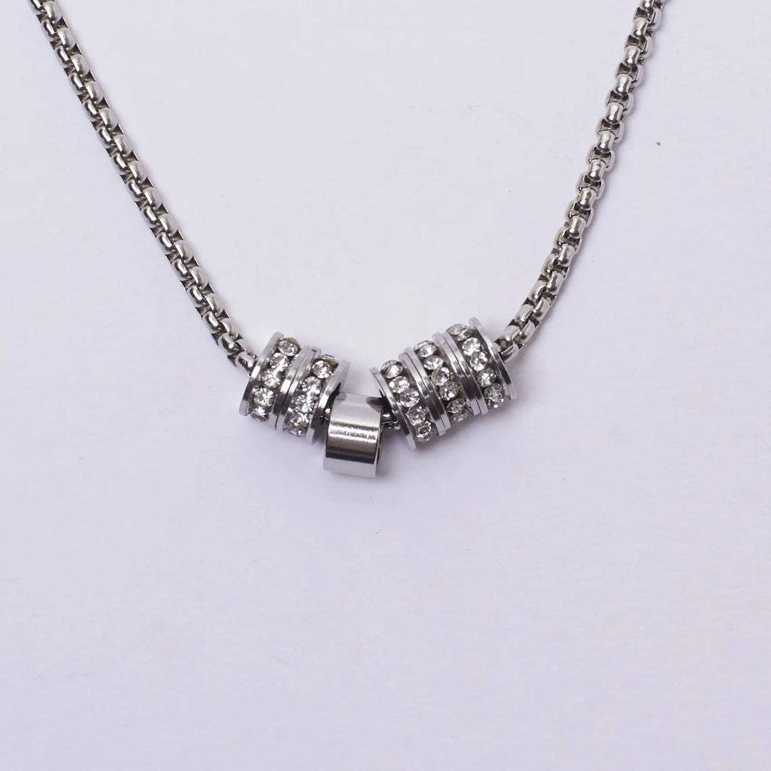 Twinkling Rings Silver Chain - Salty Accessories