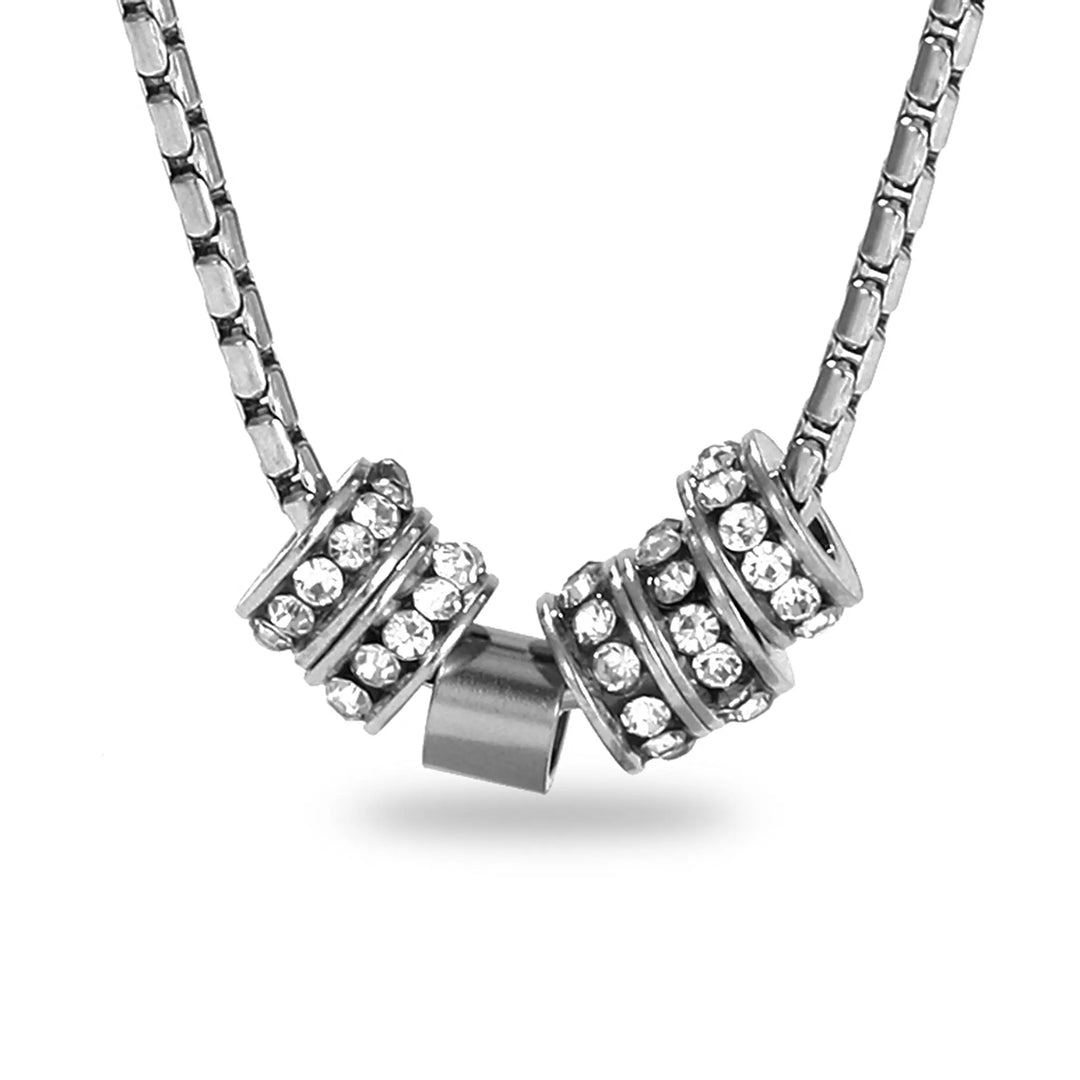 Twinkling Rings Silver Chain - Salty Accessories