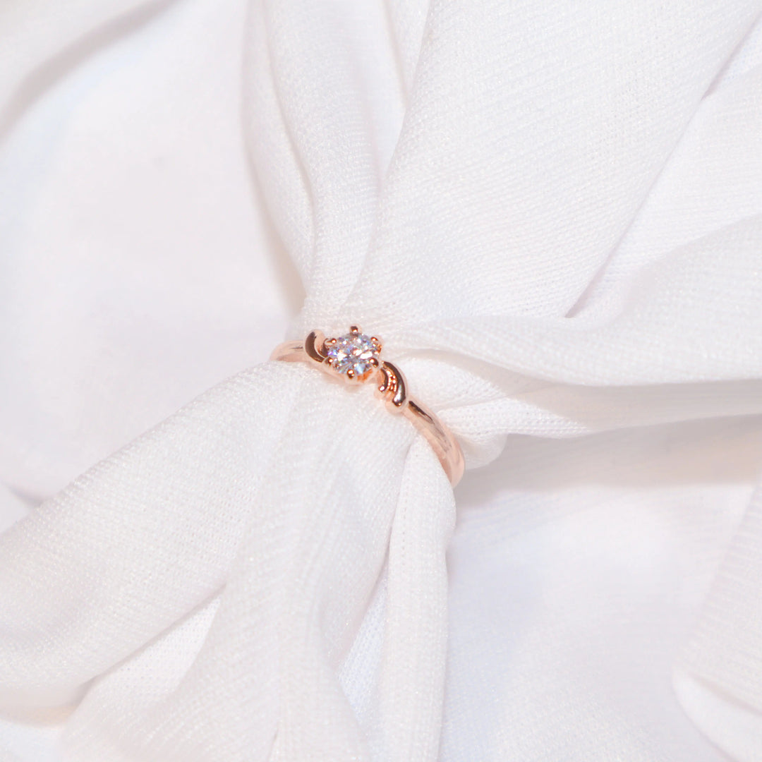 Twisted Diamond Ring - Salty Accessories