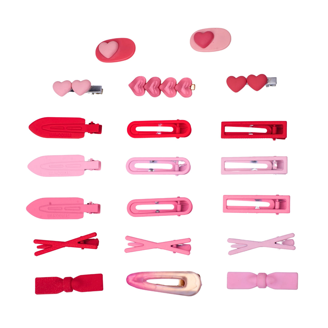 Set of 20 Beauty in Pink Hair Pins