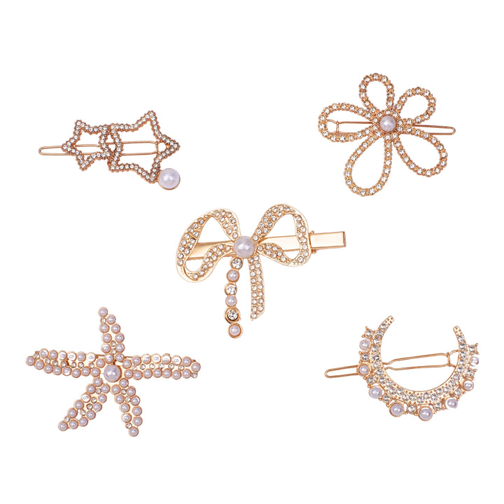 Set of 5 Love Affair Hair Pins