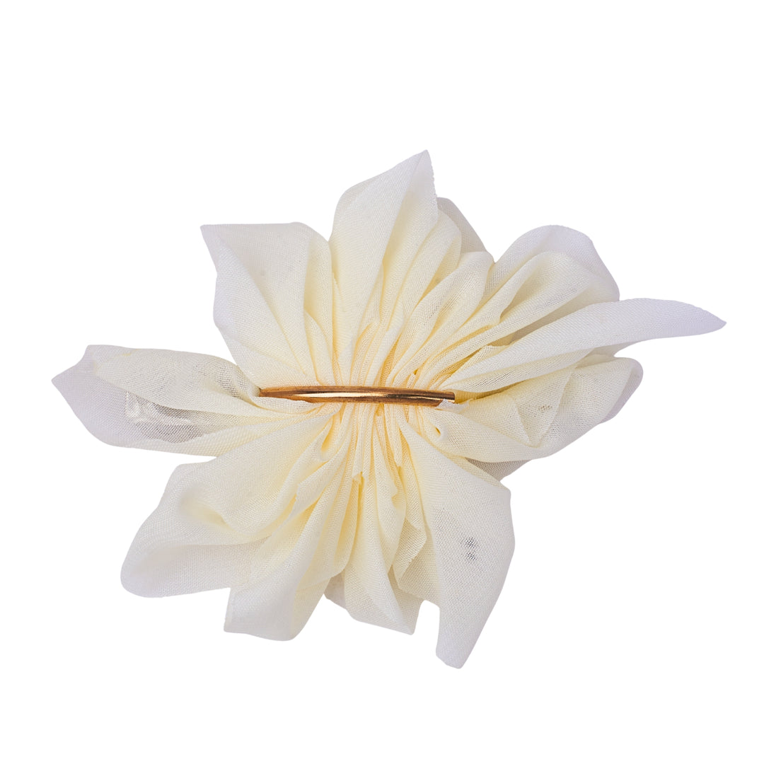 Bride Ruffle Hair Pin